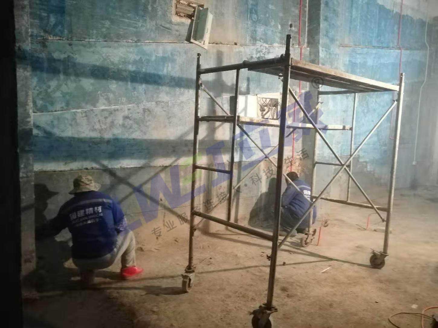 徐州君邑别墅地下室防水防潮工程案例